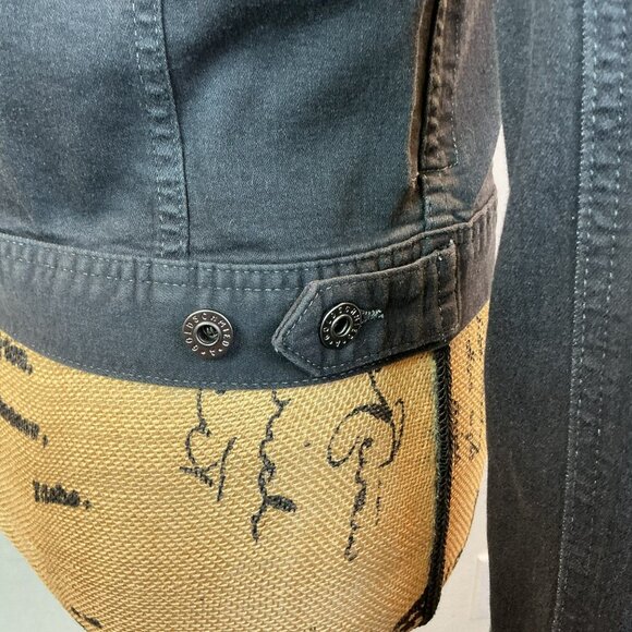Adriano Goldschmied Robyn Womens Jacket XS Denim Button Front Stretch - Picture 8 of 13
